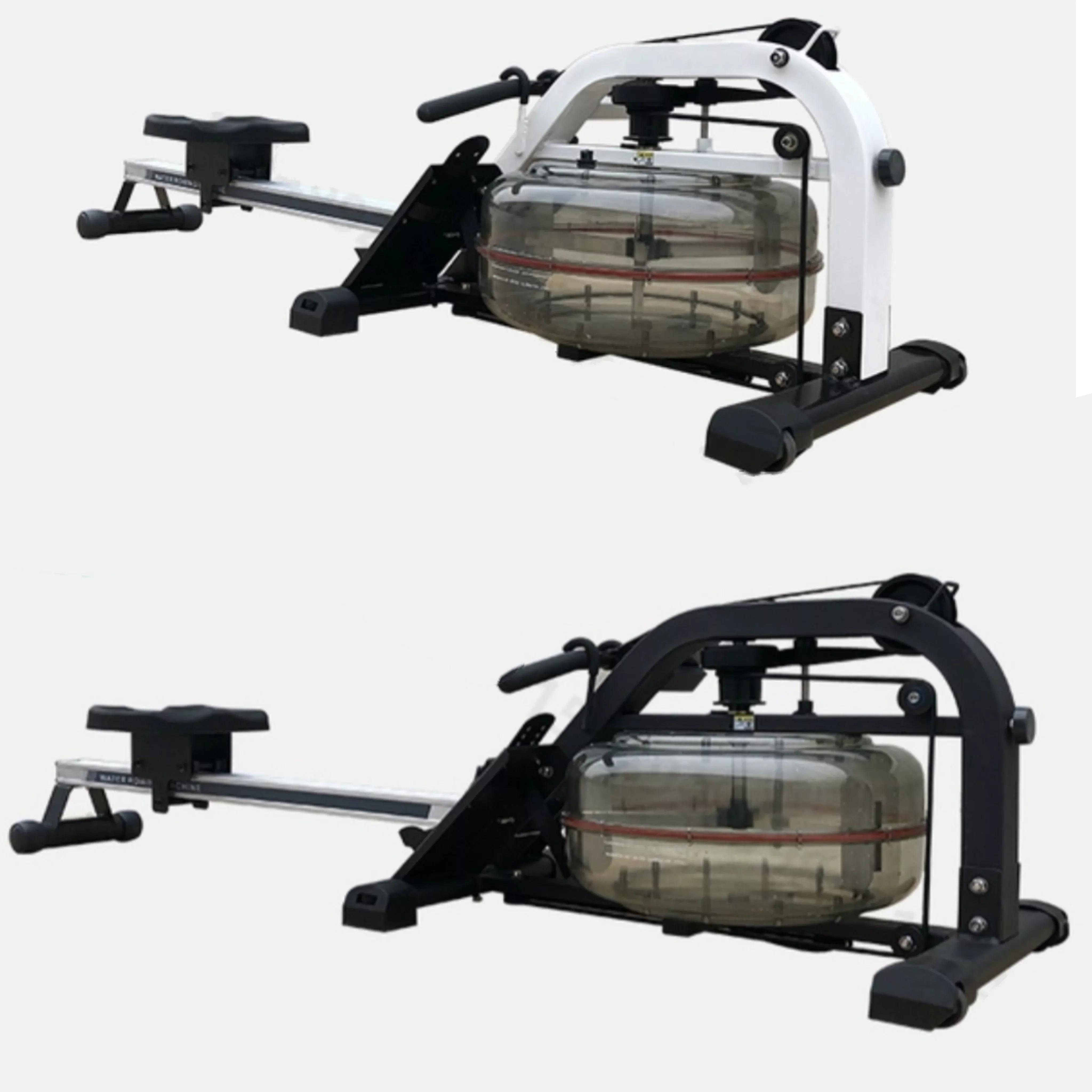 "The Rower" Indoor Water Rower Machine with LED Tracking Screen